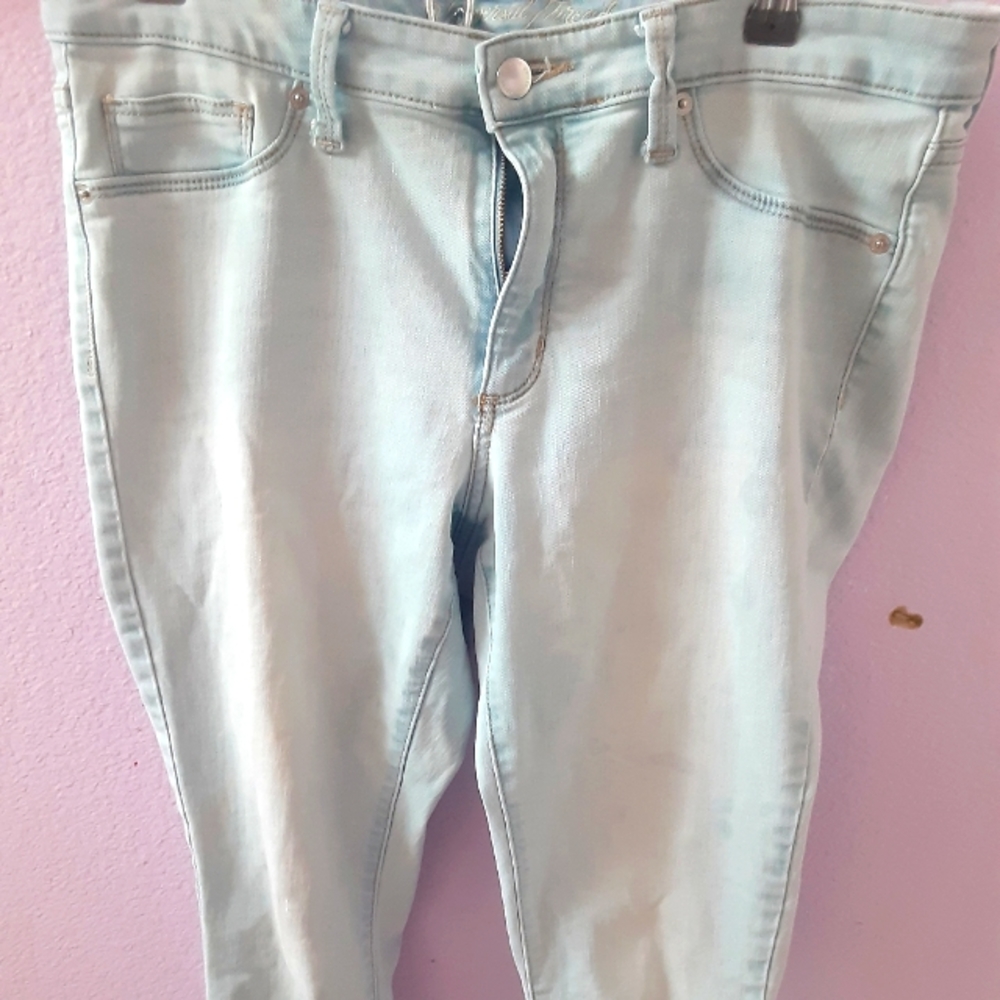 Blue jean jeggings